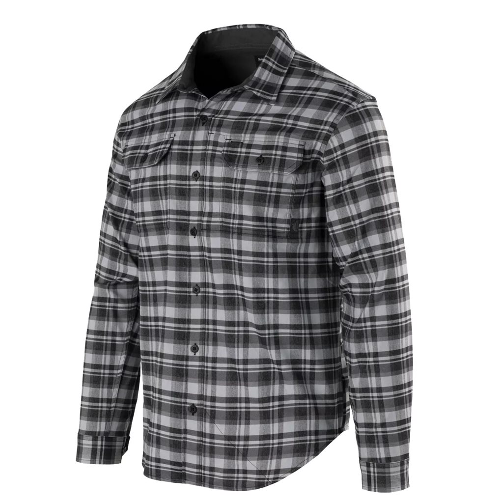 Levně Košile GREYMAN dlouhý rukáv OLD SCHOOL GREY PLAID