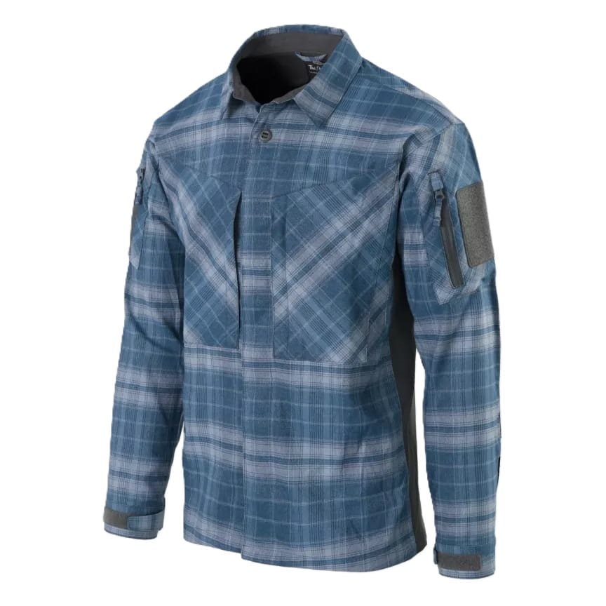 Levně Košile MBDU WESTERN BLUE PLAID