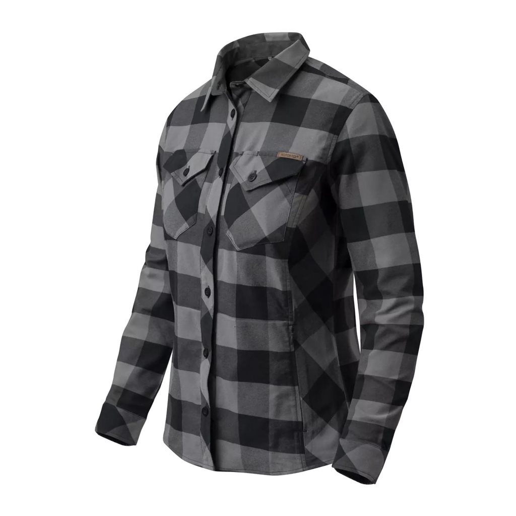 Levně Košile dámská MARIGOLD dlouhý rukáv ŠEDÁ