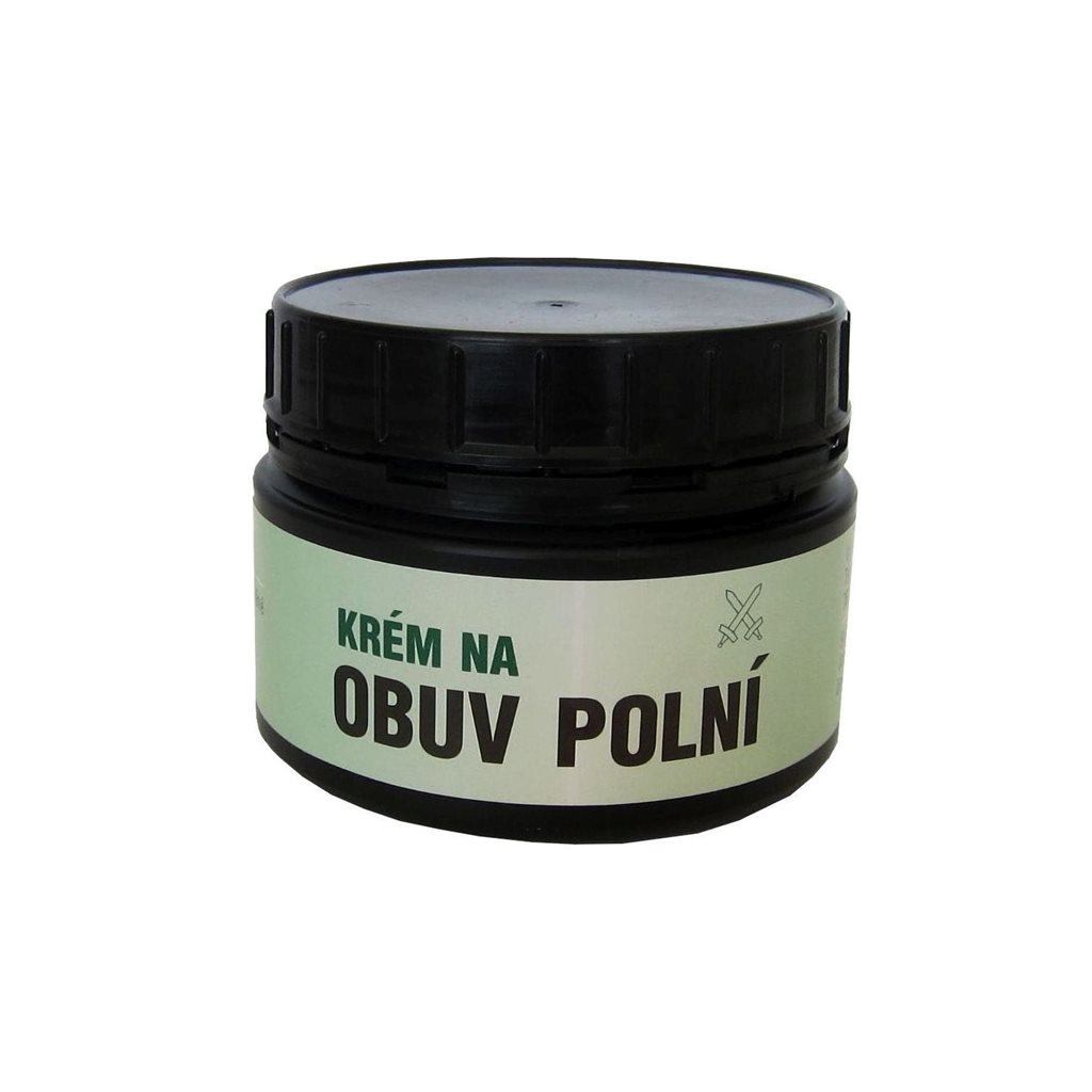 Levně Krém na polní obuv 250g ČERNÝ