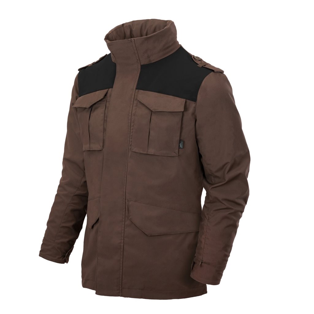 Levně Bunda COVERT M65 EARTH BROWN/ČERNÁ