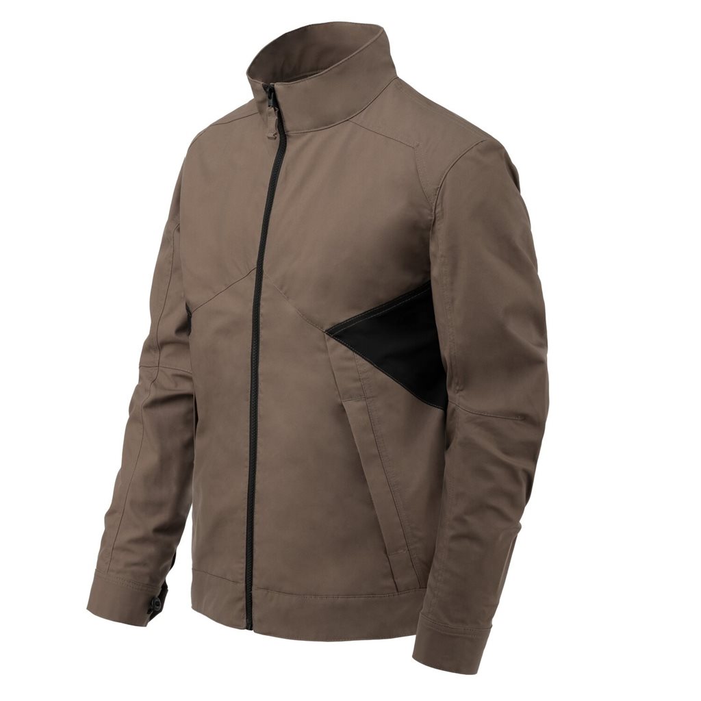Levně Bunda GREYMAN DuraCanvas® EARTH BROWN/ČERNÁ