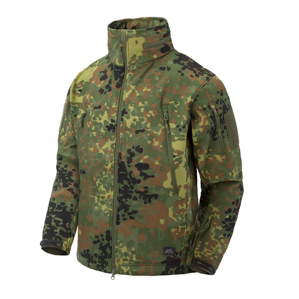 Levně Bunda GUNFIGHTER Shark Skin FLECKTARN