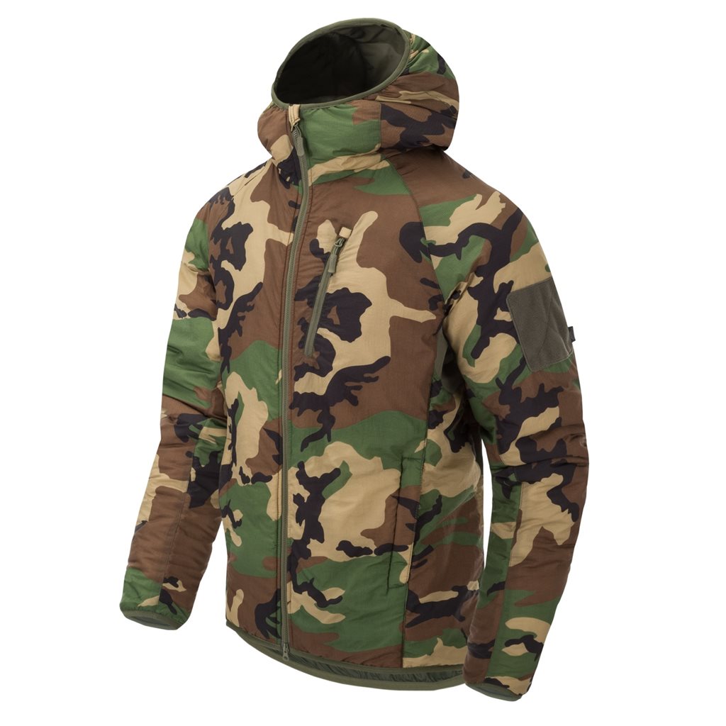 Levně Bunda WOLFHOUND CLIMASHIELD® s kapucí US WOODLAND
