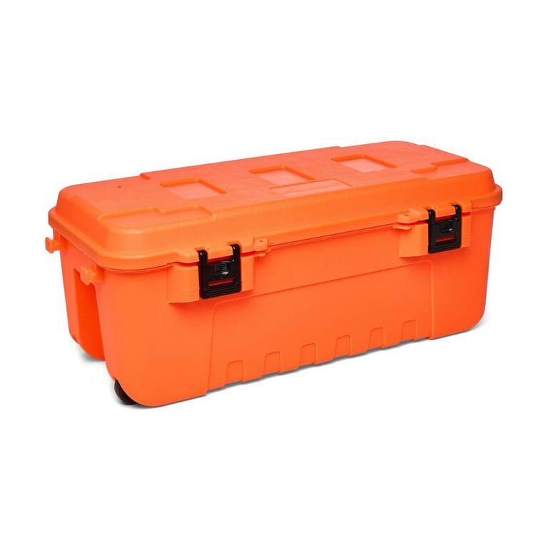 PLANO bedna/box přepravní SPORTMAN´S TRUNK LARGE 102l plast ORANŽOVÁ