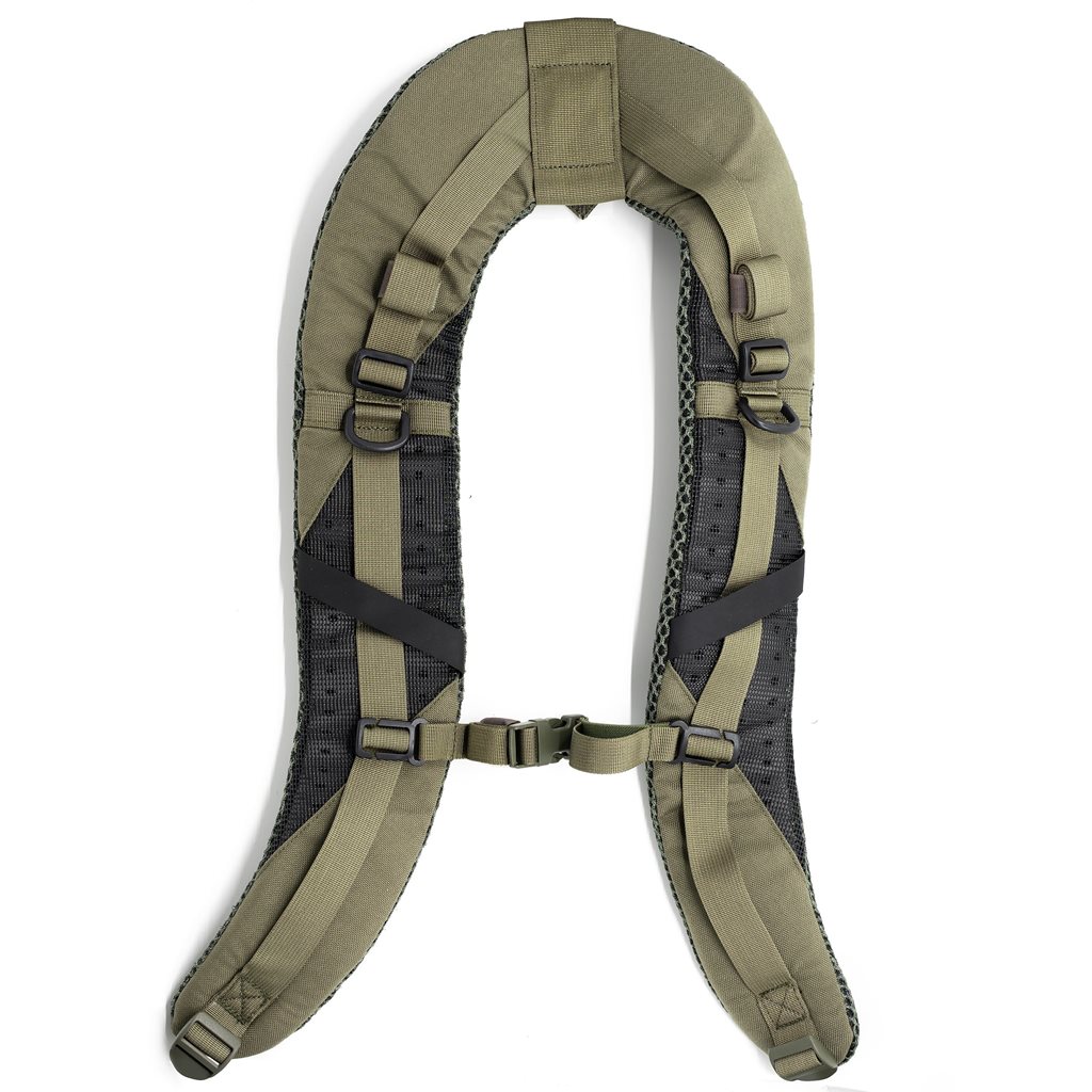 Levně EBERLESTOCK popruhy ramenní THICK PAD MILITARY GREEN