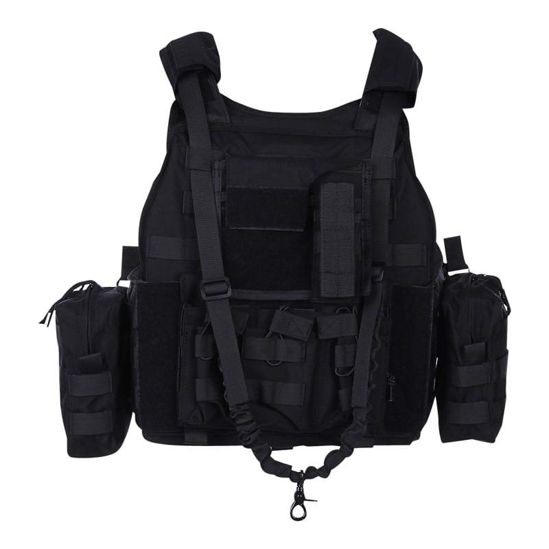 Levně 101INC vesta taktická RANGER s kapsami MOLLE vazba ČERNÁ