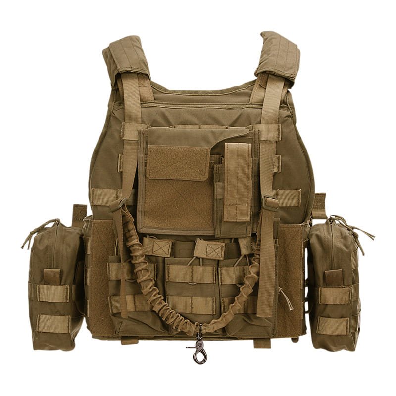 Levně 101INC vesta taktická RANGER s kapsami MOLLE vazba COYOTE