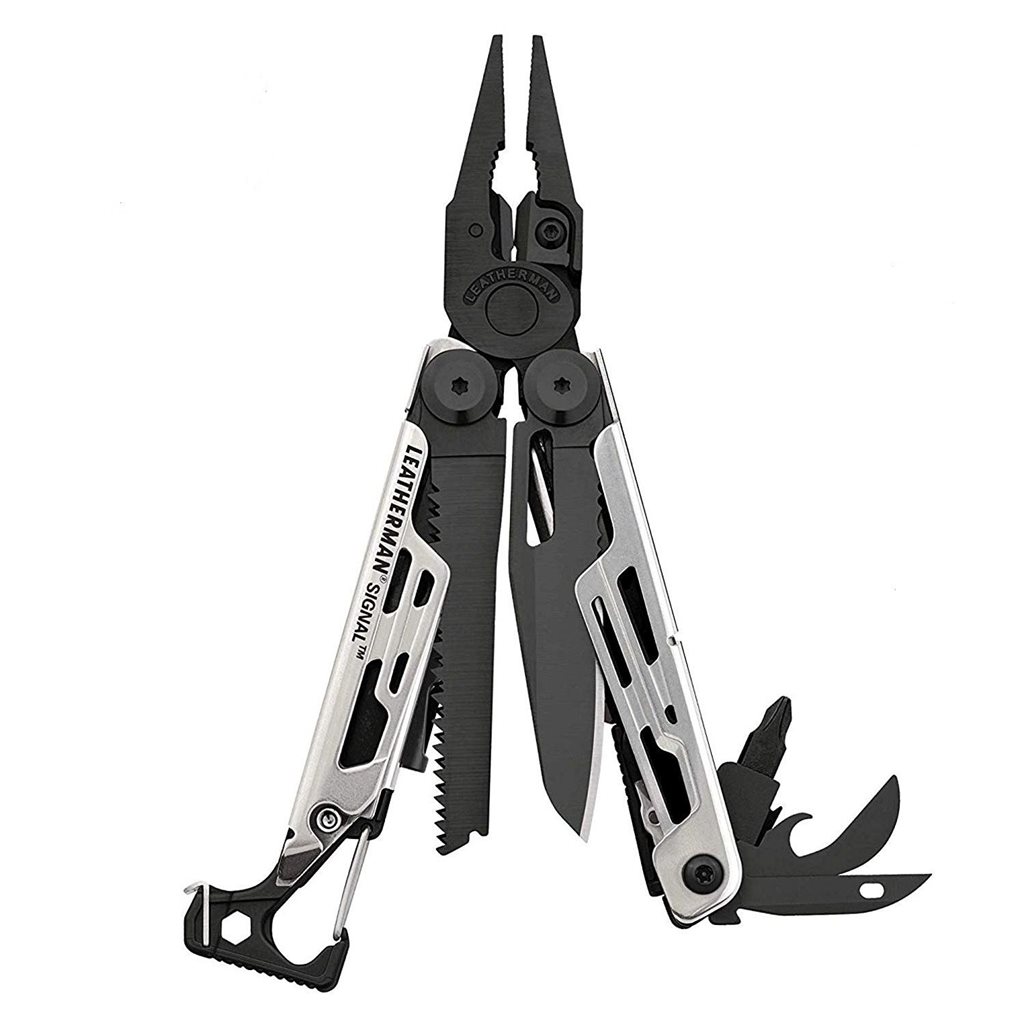 Levně Leatherman kleště multifunkční skládací SIGNAL ČERNO/STŘÍBRNÉ