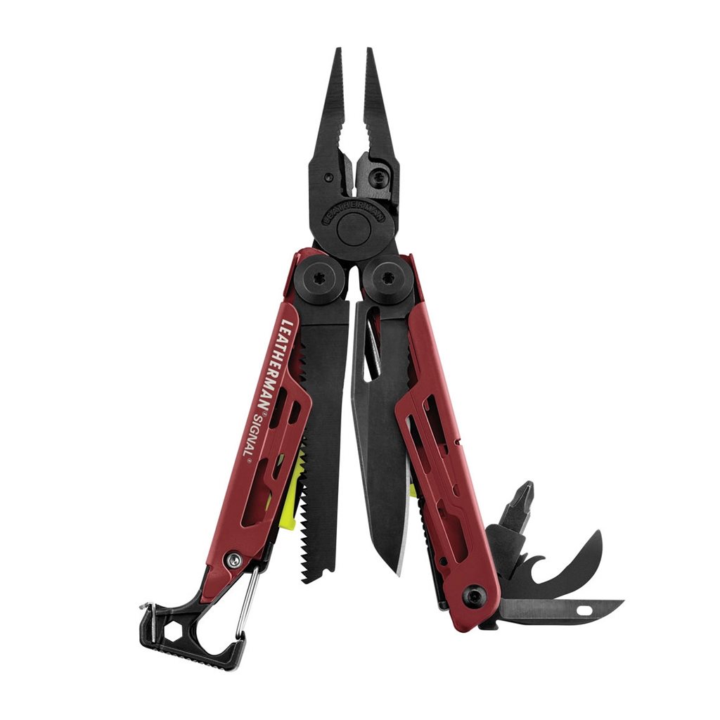 Levně Leatherman kleště multifunkční skládací SIGNAL CRIMSON