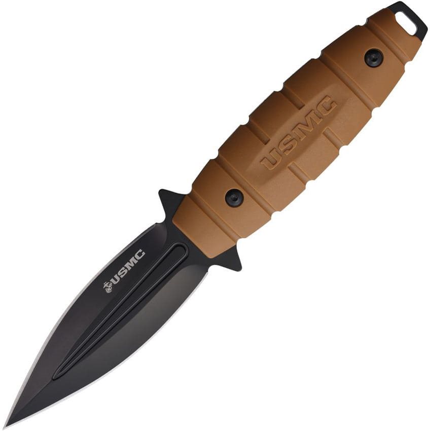 Levně USMC dýka FIX3001TN s pouzdrem TAN