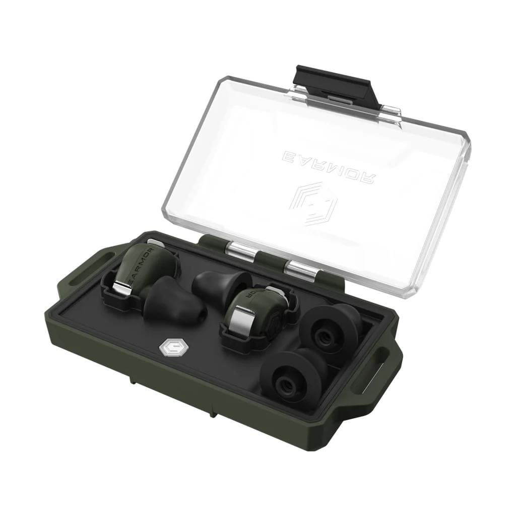 Špunty do uší elektronické M23T AI ASISTENT s BlueTooth FOLIAGE ZELENÉ