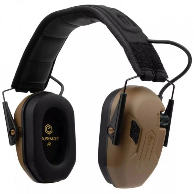 Levně EARMOR sluchátka elektronická M300A COYOTE BROWN