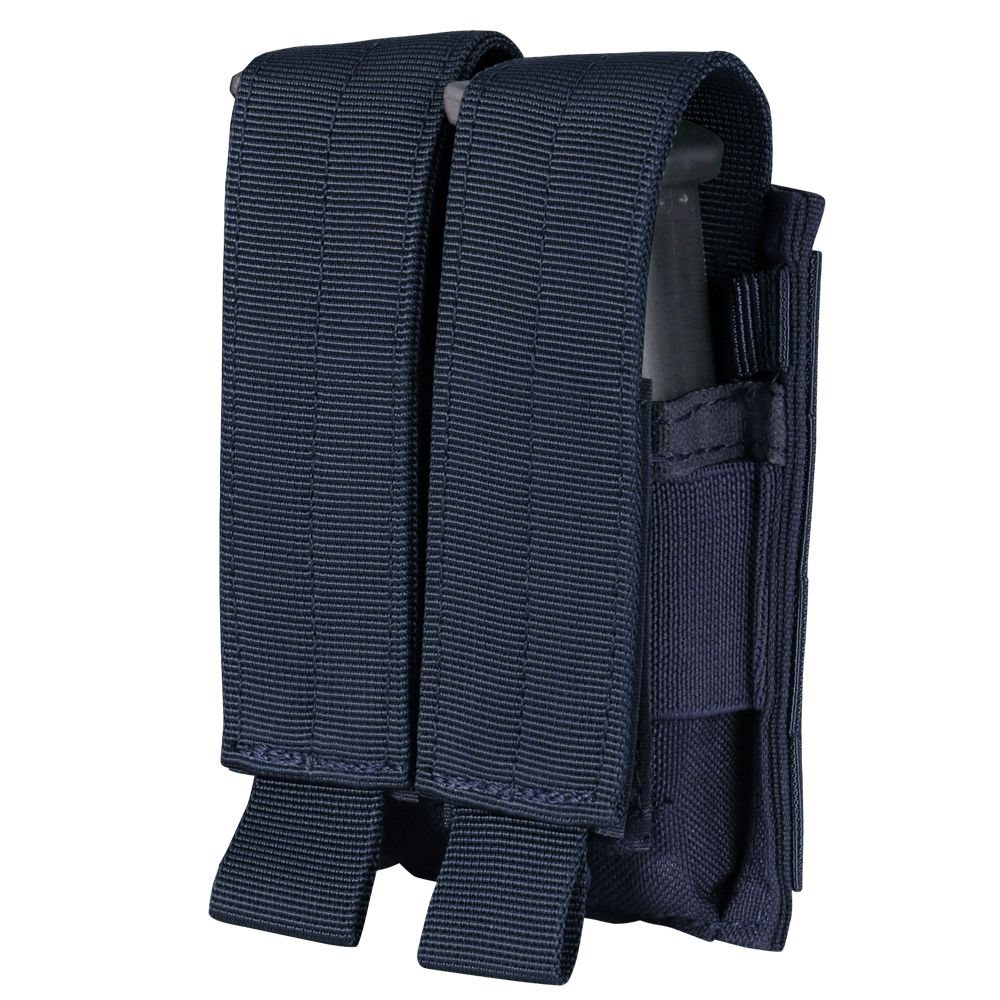 Levně CONDOR OUTDOOR sumka MOLLE dvojitá na zásobník M9 NAVY MODRÁ