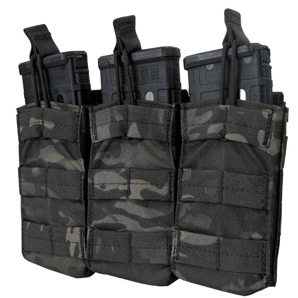 Levně CONDOR OUTDOOR sumka MOLLE trojitá na zásob. 3xM4 otev. MULTICAM BLACK