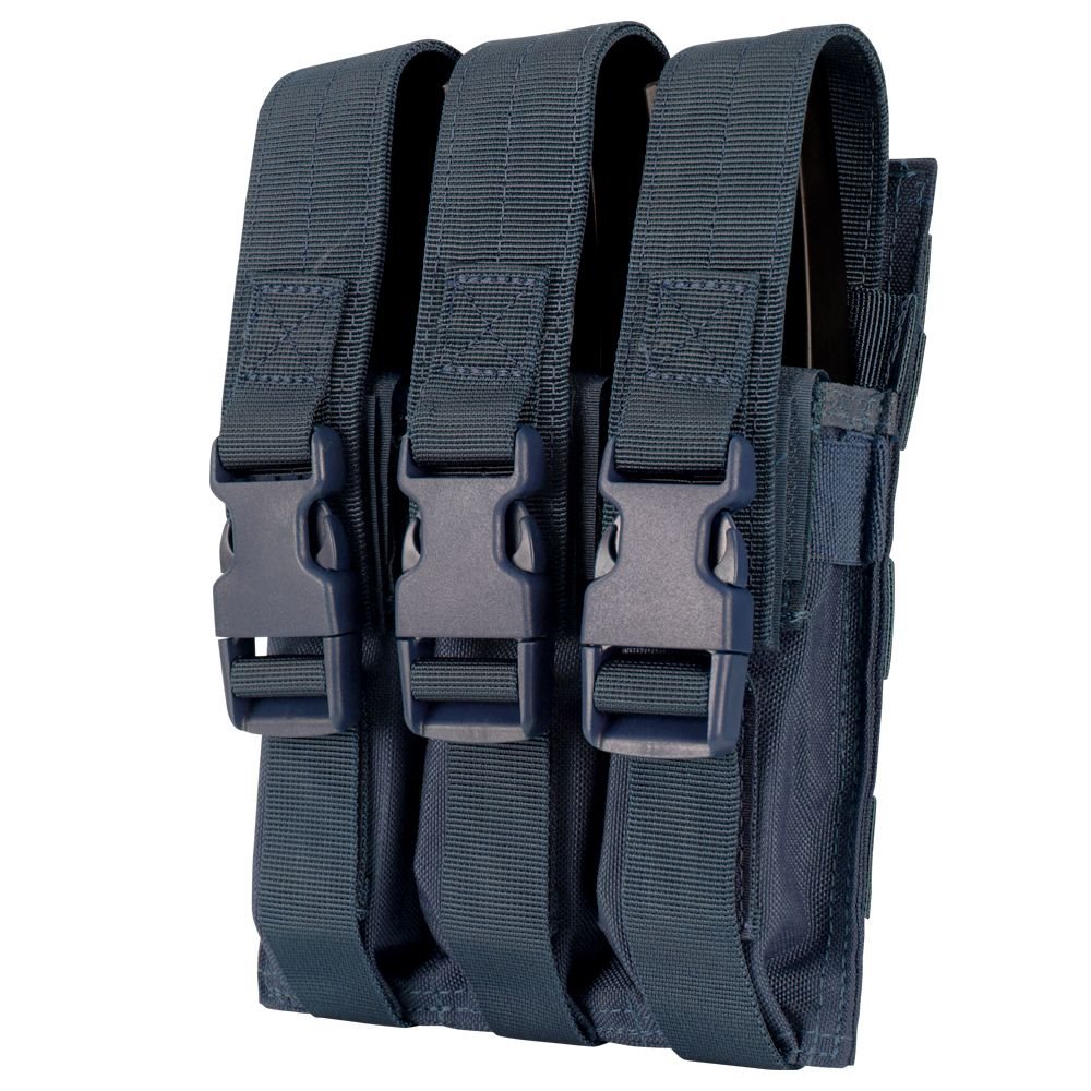 Levně CONDOR OUTDOOR sumka MOLLE trojitá na zásobníky MP5 MODRÁ