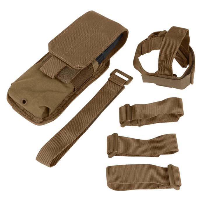 Levně CONDOR OUTDOOR sumka MOLLE na zásobník M16 k pažbě COYOTE BROWN