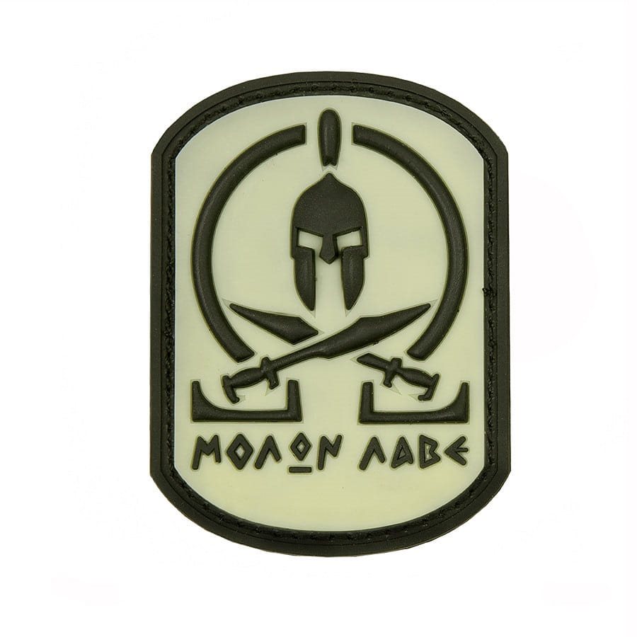 Levně 101INC nášivka MOLON LABE plast velcro SNOW