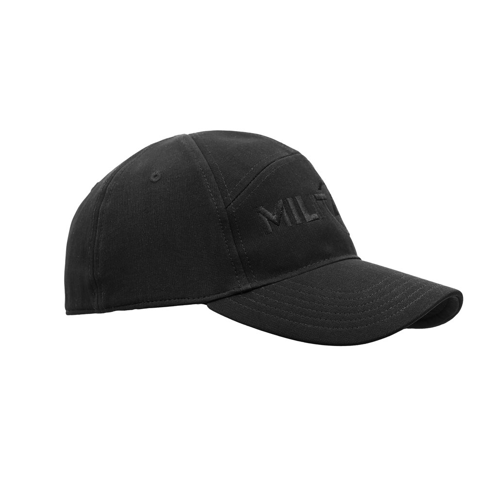 Levně Čepice MILITARY RANGE softshellová ČERNÁ