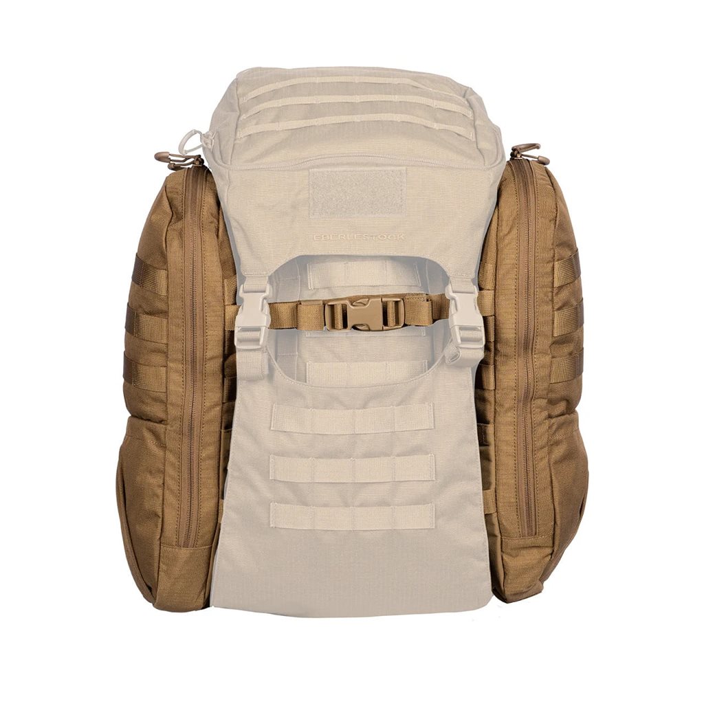 Levně EBERLESTOCK kapsy boční MISSION WINGS COYOTE BROWN