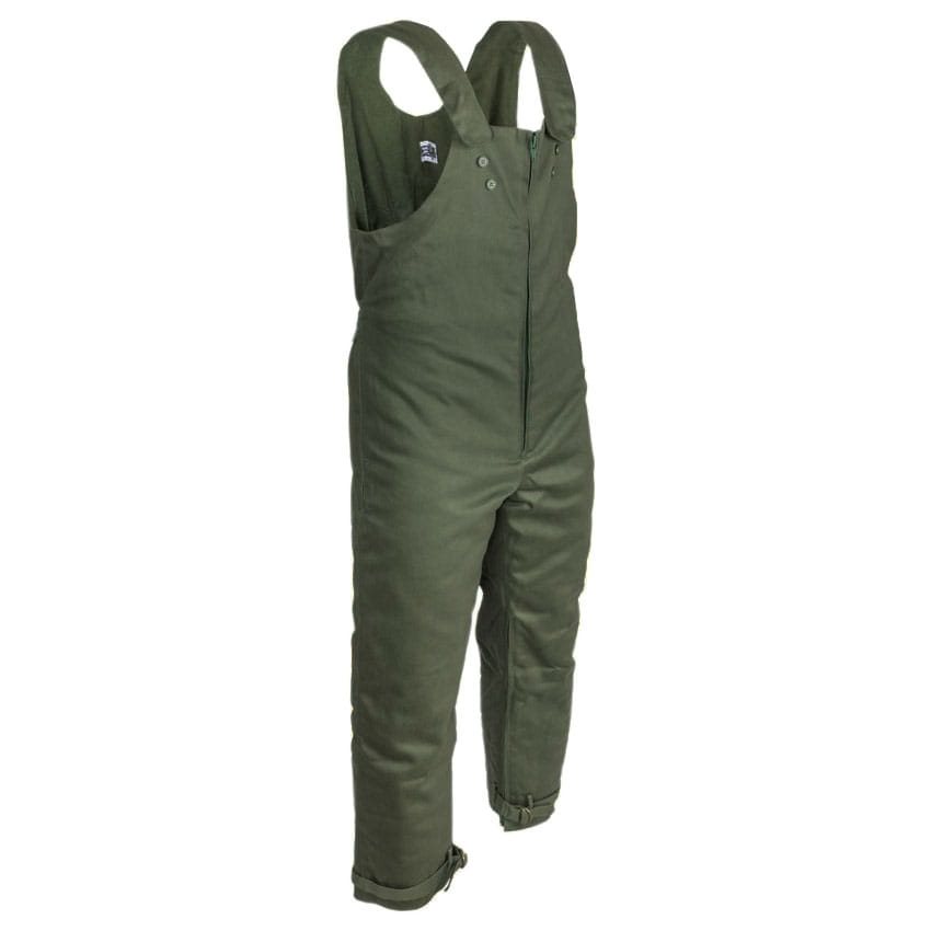 Levně Kalhoty AIR FORCE s laclem zateplené ZELENÉ