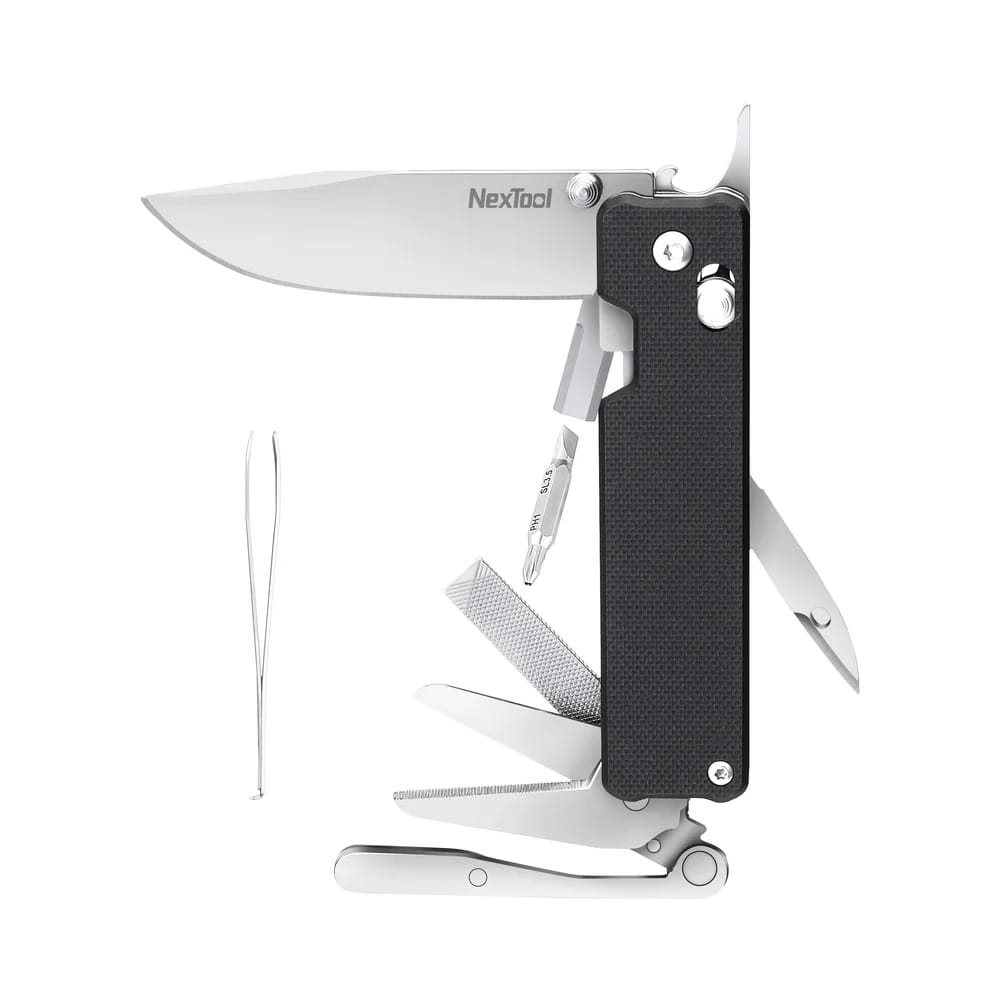 Levně NexTool nůž kapesní KNIGHT K30 multifunkční ČERNÝ
