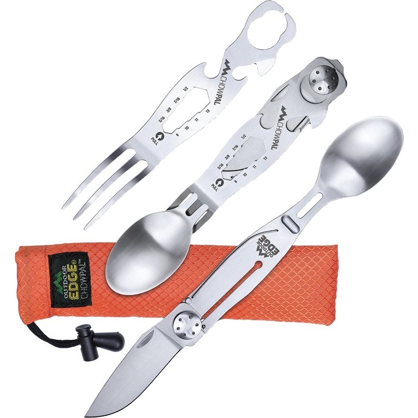 Levně OUTDOOR EDGE příbor CHOWPAL MEALTIME multifunkční NEREZ