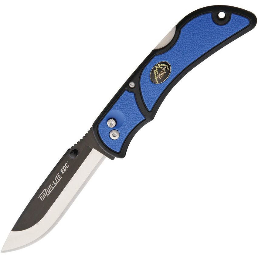Levně OUTDOOR EDGE nůž zavírací RAZOR LITE EDC hladké ostří MODRÝ