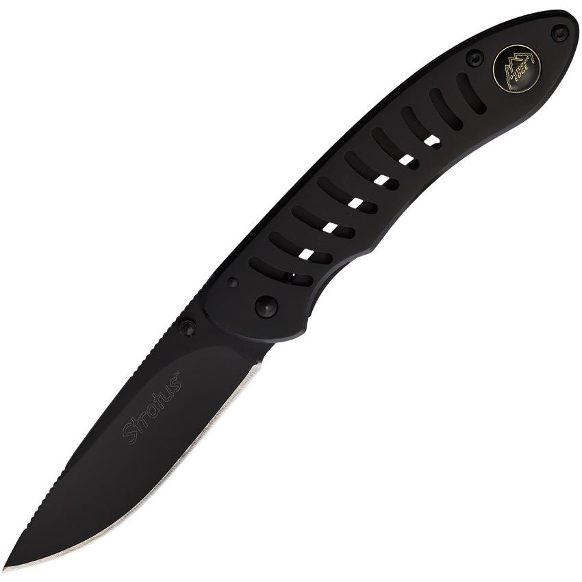 Levně OUTDOOR EDGE nůž zavírací STRATUS hladké ostří ČERNÝ
