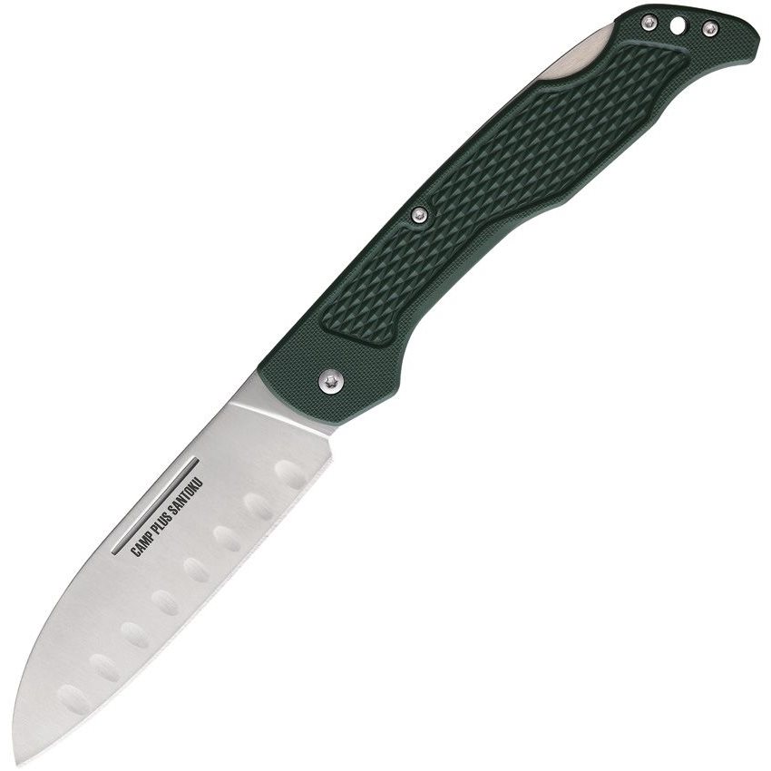 Levně Ontario Knife Company nůž zavírací CAMP PLUS SANTOKU hladké ostří