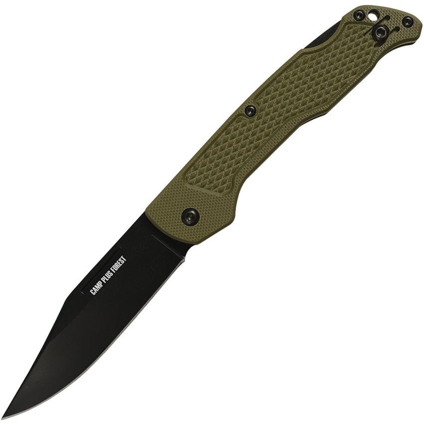 Levně Ontario Knife Company nůž zavírací CAMP PLUS EDC hladké ostří