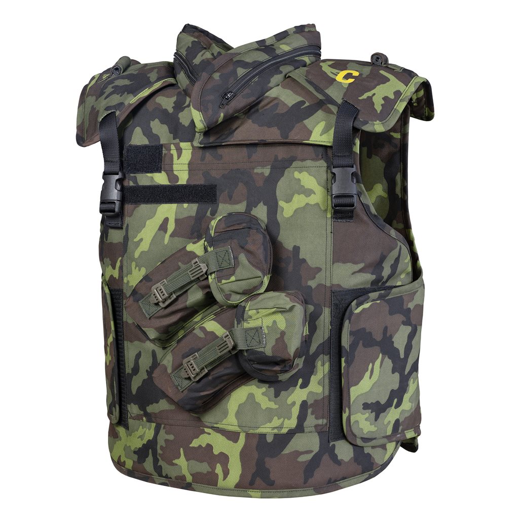 Vesta AČR střepinová lehká zátěžová P1001 se sumkami vz.95 les vel. XL