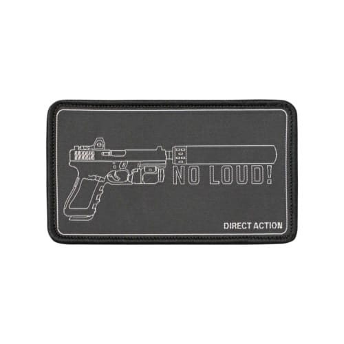 Levně DIRECT ACTION nášivka NO LOUD! velcro