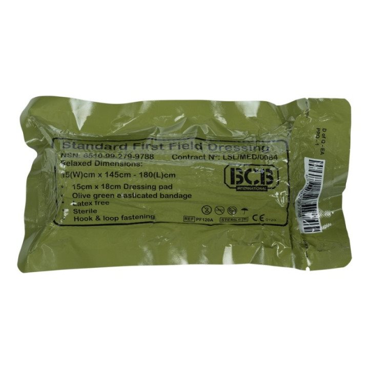 Levně BCB obvaz COMBAT FIRST FIELD 15 x 18 cm se suchým zipem