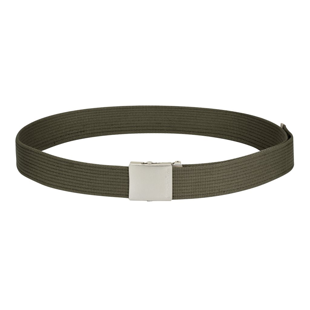 Levně Opasek kalhotový plátěný OLIVE GREEN