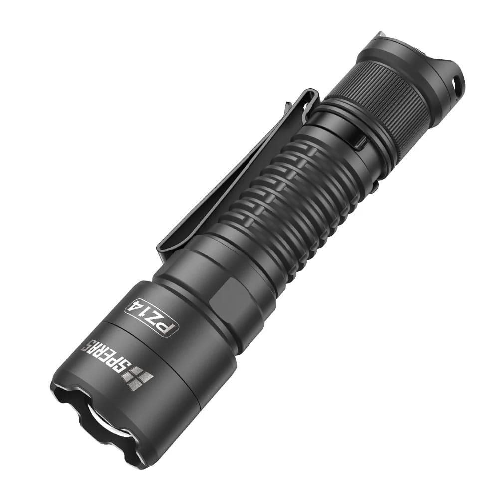 SPERAS svítilna PZ14 ZOOM dobíjecí, 1000 lumenů, 440 metrů, IP67 ČERNÁ
