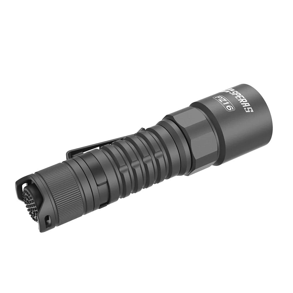 Svítilna PZ16 ZOOM dobíjecí, 2400 lumenů, 726 metrů, IP65 ČERNÁ