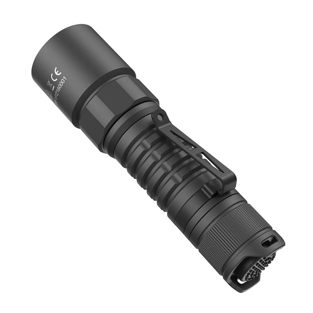 Svítilna PZ16 ZOOM dobíjecí, 2400 lumenů, 726 metrů, IP65 ČERNÁ