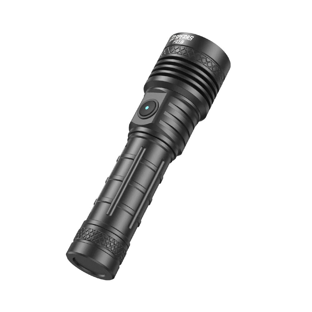 Levně SPERAS svítilna PZ18 ZOOM dobíjecí, 1600 lumenů, 420 metrů, IP66 ČERNÁ