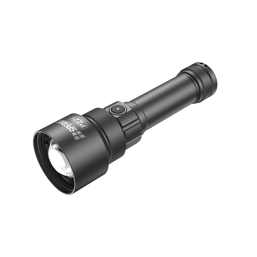 Svítilna PZ21 ZOOM dobíjecí, 2700 lumenů, 900 metrů ČERNÁ