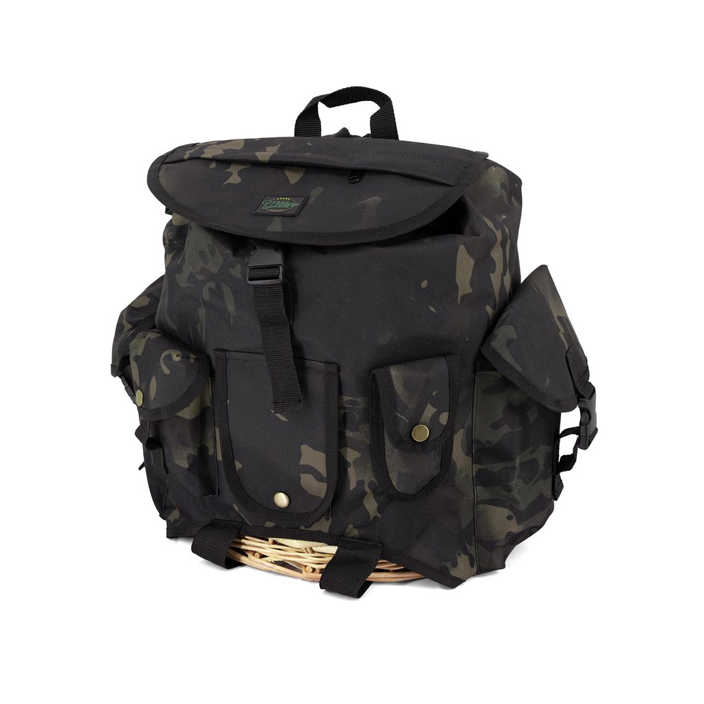 Levně Military Goods batoh NŮŠE na houby s proutěnou vložkou BTP BLACK