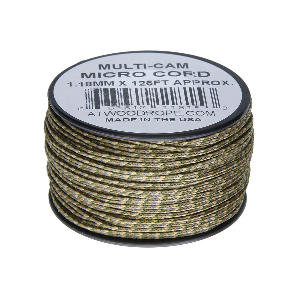 Levně Šňůra MICRO CORD nylon na cívce ø 1,18 mm / 38 m MULTI-CAM