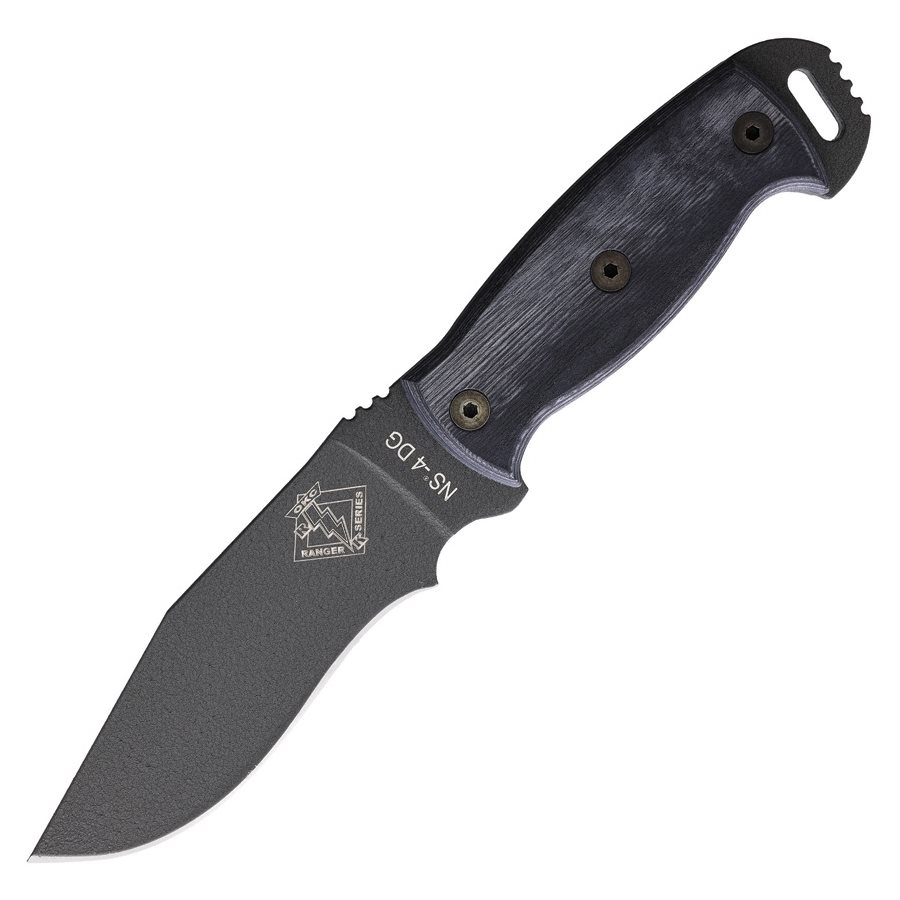 Levně Ontario Knife Company nůž RD4 s pevnou čepelí TMAVĚ ŠEDÝ