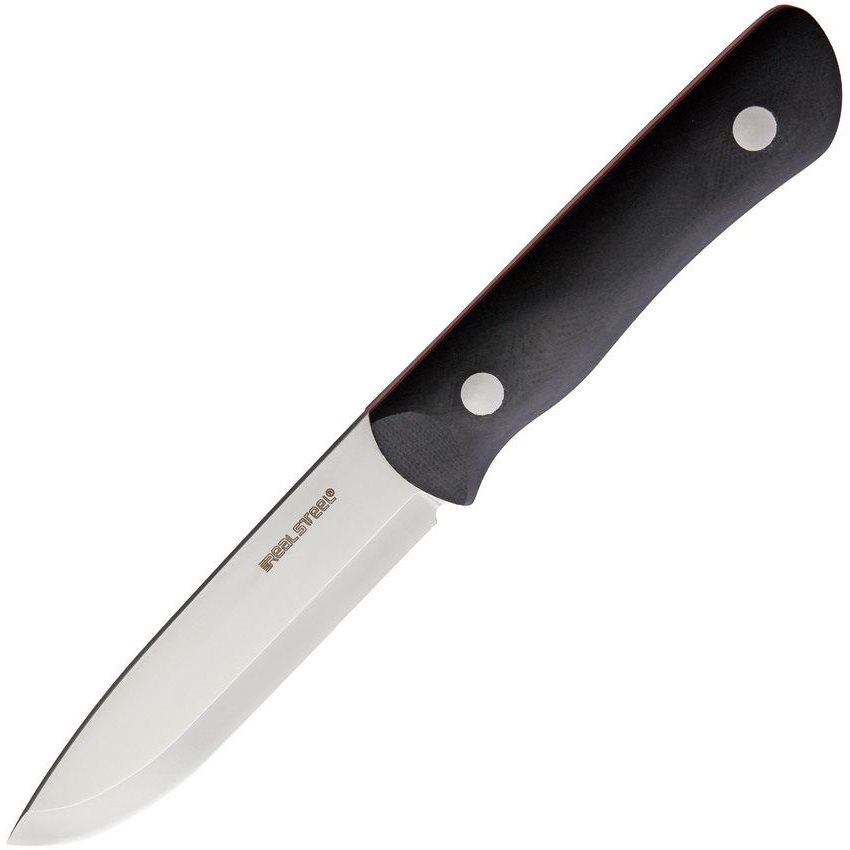 Levně REAL STEEL nůž BUSHCRAFT III s pevnou čepelí ČERNÝ