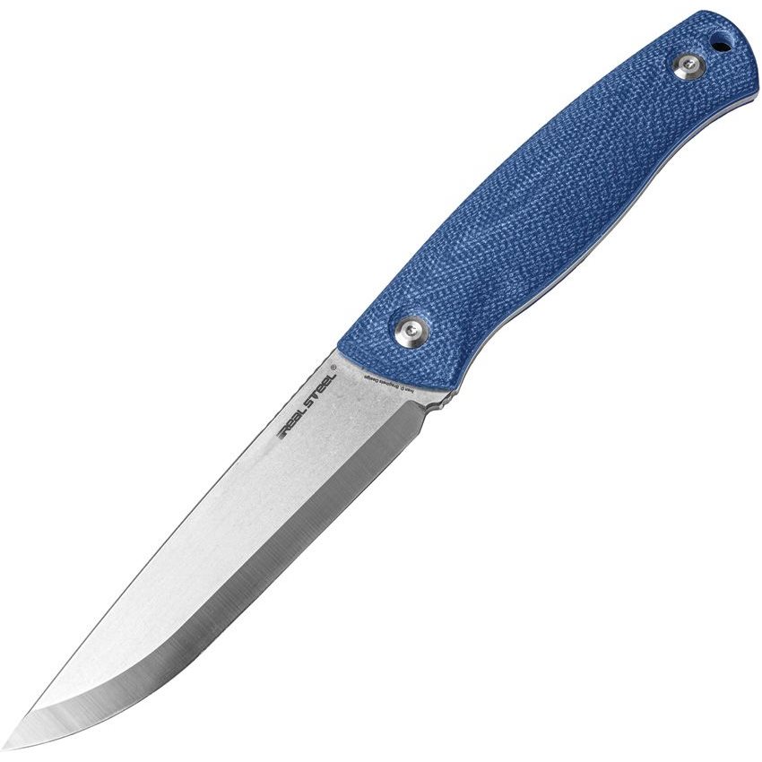 Levně REAL STEEL nůž PATHFINDER s pevnou čepelí DENIM MODRÝ