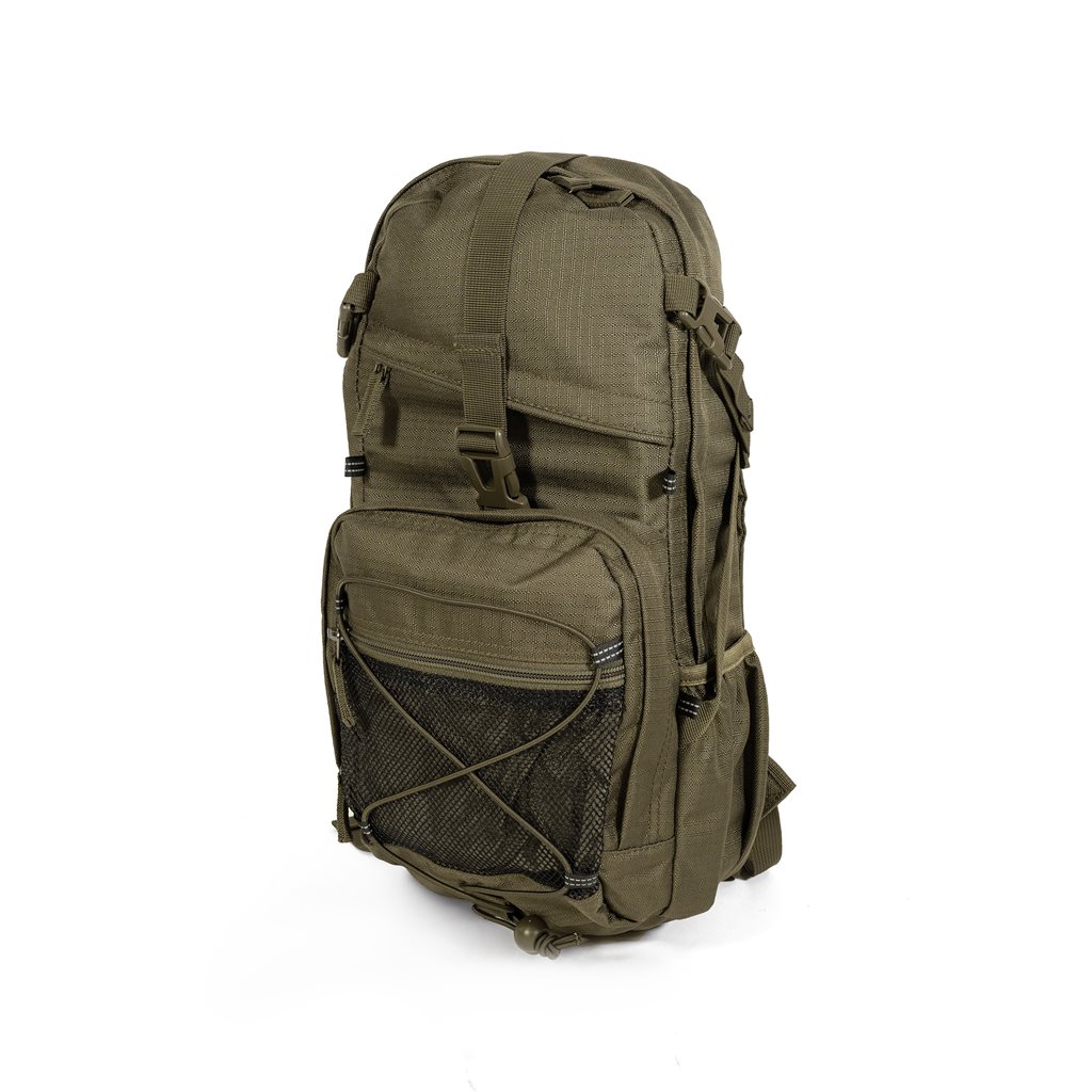 Levně ESSL - original batoh SPORT 10l s převlekem ZELENÝ