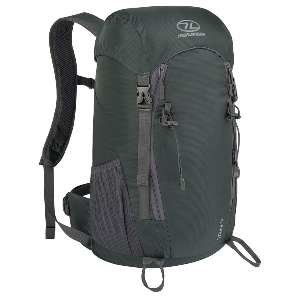 Levně HIGHLANDER batoh dámský TRAIL 30 L ŠEDÝ