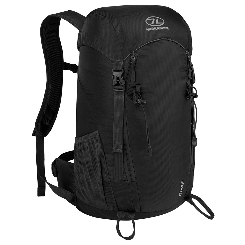 Levně HIGHLANDER batoh dámský TRAIL 30 L ČERNÝ