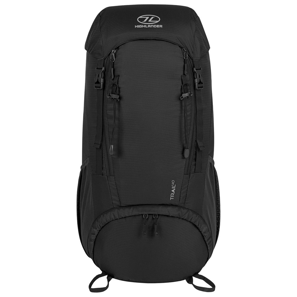 Levně HIGHLANDER batoh dámský TRAIL 40 L ČERNÝ