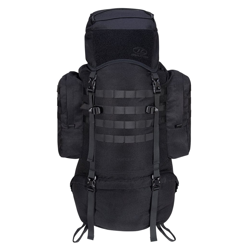 Levně HIGHLANDER batoh FORCES ELITE 66 litrů ČERNÝ